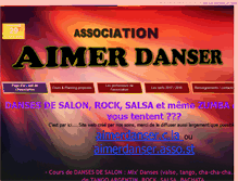 Tablet Screenshot of aimerdanser.c.la